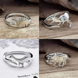 New Adjustable Dinosaur Rings