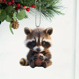 Cute Raccoon Rugby Pendant Decor - animalsaso02