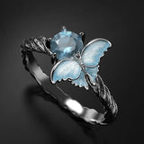 New Fashion Butterfly Rings Animals Aso
