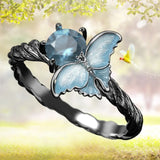 New Fashion Butterfly Rings Animals Aso