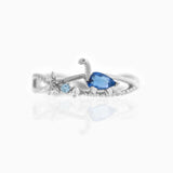 New Ins Creative Zircon Dinosaur Ring