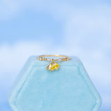 New Ins Creative Zircon Dinosaur Ring Animals-Aso