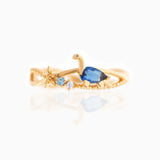 New Ins Creative Zircon Dinosaur Ring Animals-Aso