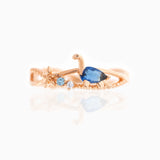 New Ins Creative Zircon Dinosaur Ring