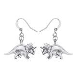 New Cute Triceratops Dinosaur Earrings