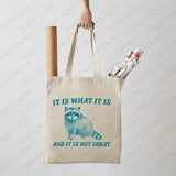 New Fashion Raccoon Pattern Shoulder Bags Animals-Aso
