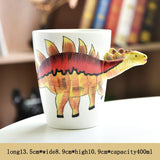 Creative Dinosaur Ceramic Mug Animals Aso