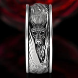 Fashion Retro Zircon Wolf Rings Animals-Aso