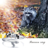 Cute Raccoon Ring Animals Aso