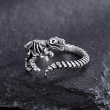 New 925 Sterling Silver Dinosaur Rings Animals-Aso