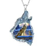 New Elegant Wolf Necklace - animalsaso02