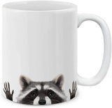Adorable Raccoon Drinking Cup