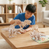 3D Printed Dinosaur toy Figurine Skeleton Prehistoric Animals Aso