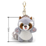 Cute Raccoon Plush Pendant Toy Doll Keychain