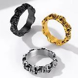 Vintage Stainless Steel Skull Rings
