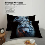 New Fashion 3D Wolf Print Duvet Cover-Animals Aso