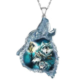 New Elegant Wolf Necklace - animalsaso02