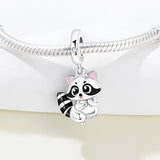 New 925 Sterling Silver Cute Raccoon Bracelets - animalsaso02