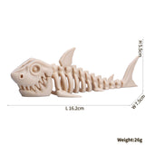 3D Printed Dinosaur toy Figurine Skeleton Prehistoric Animals Aso