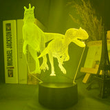 3D Dinosaur Night Light Desk Lamp