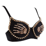 Fashion Skull Bralette For Women Animals Aso