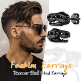 New Stainless Steel Dinosaur Stud Earring