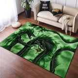 New Dragon Animal Printed Carpet - Animals Aso