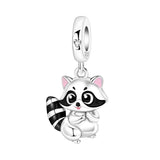 New 925 Sterling Silver Cute Raccoon Bracelets - animalsaso02