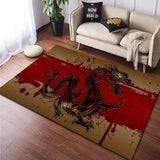 New Dragon Animal Printed Carpet - Animals Aso