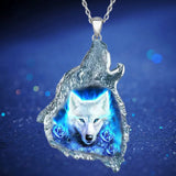 New Elegant Wolf Necklace Animals Aso