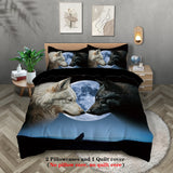 New Fashion 3D Wolf Print Duvet Cover