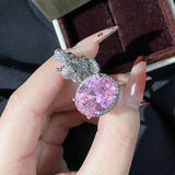925 Silver Plated Creative Squirrel Ring Animals Aso