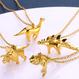 Trend Dinosaurs Pendant Necklace Animals Aso