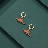 New Cute Dinosaur Earrings Animals Aso