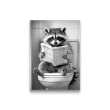 Fashion Raccoon Bathroom Wall Decor