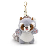 Cute Raccoon Plush Pendant Toy Doll Keychain