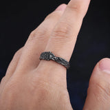 New Vintage Cool 316L Stainless Steel Wolf Ring