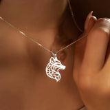 New Stainless Steel Wolf Pendants-Animals Aso