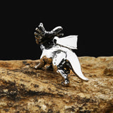 Stainless Steel Vintage Dinosaur Necklace