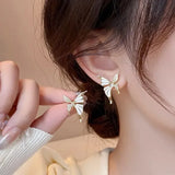 Elegant Zircon Butterfly Stud Earrings Animals-Aso