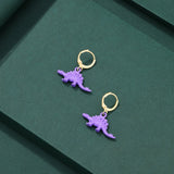New Cute Dinosaur Earrings Animals Aso