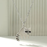 Amazing Raccoon Pendant Necklaces Animals-Aso
