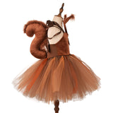 New Costume Children's Squirrel Dress Animals Aso