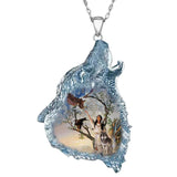 New Elegant Wolf Necklace - animalsaso02