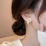 Elegant Zircon Butterfly Stud Earrings Animals-Aso