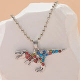 New Colorful Dinosaur Necklace