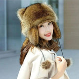 New Winter Hat Cute Raccoon-Animals Aso