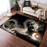 New Dragon Animal Printed Carpet - Animals Aso