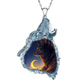 New Elegant Wolf Necklace - animalsaso02