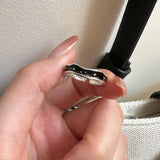 925 Sterling Silver Dinosaur Adjustable Rings-Animals Aso